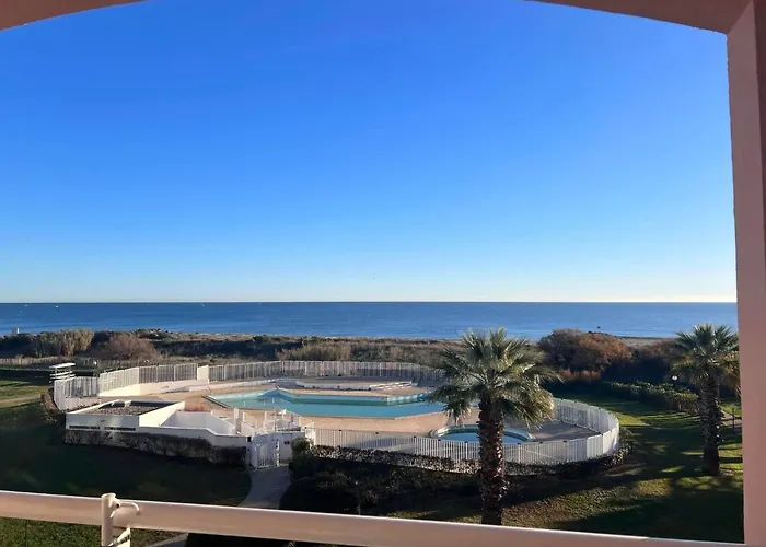 Apartment Face A La Belle Bleue - Avec Parking Clim Piscine Et